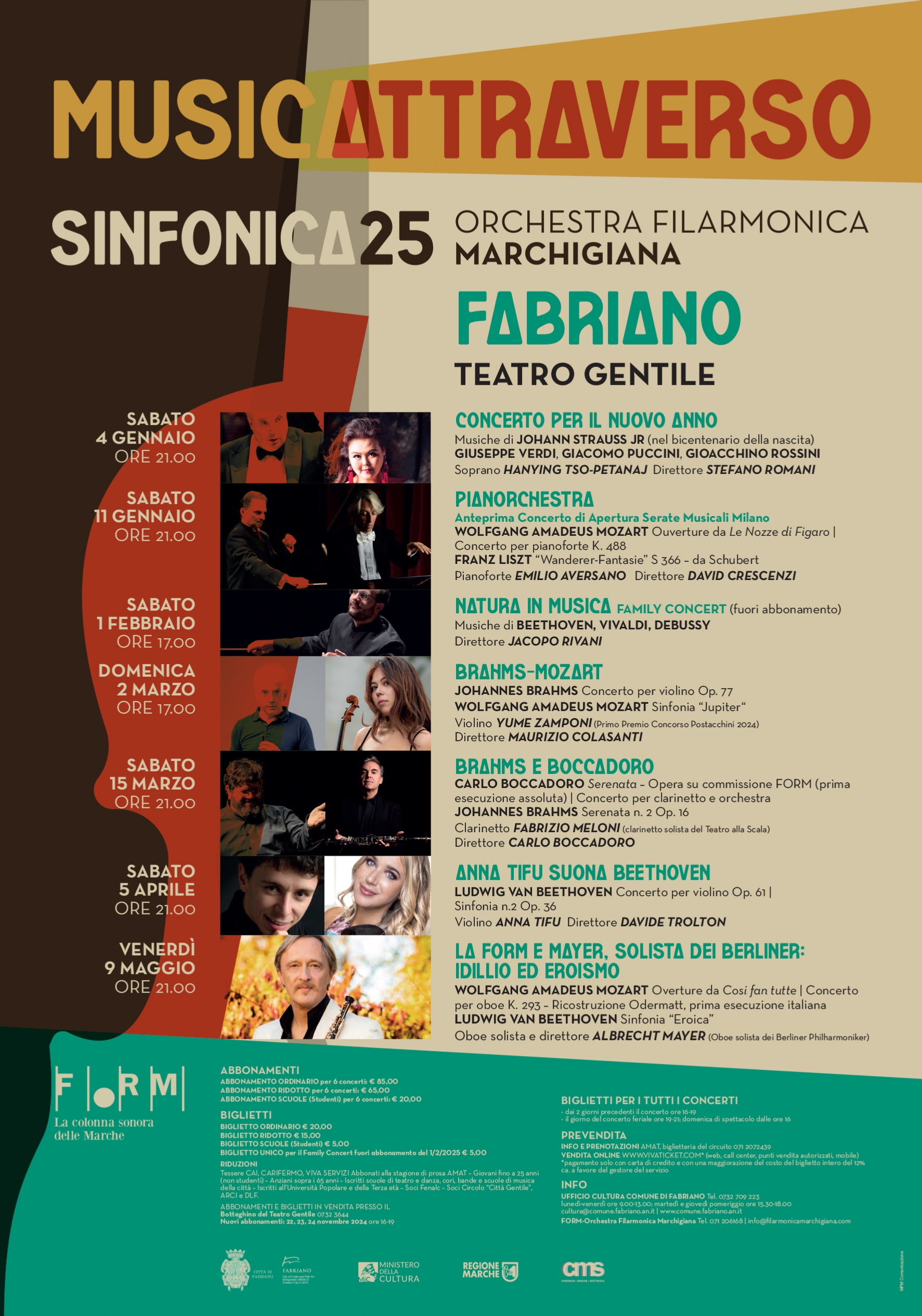 Stagione Sinfonica 2025 al Teatro Gentile
